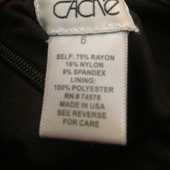 CACHE Black and Red Sheath Dress - Picture 4 of 4